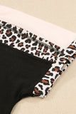 Leopard Sleeve Top