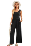 Sleeveless Wide Leg Jumpsuit