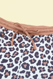 Print Elastic Waist Jogger Pants