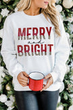 MERRY and BRIGHT Leopard Long Sleeve Sweatshirt