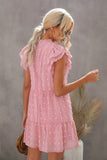 Swiss Dot Layered Mini Dress