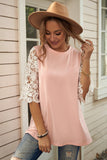 Lace Sleeves Tunic Top