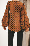 Love You Boo Balloon Sleeve Blouse