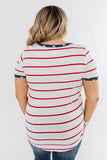 Stripes & Stars Plus Size T-shirt