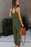Pocketed Knit Jumpsuit