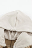Plaid Shirt Hooded Coat