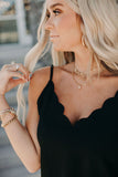 Scallop Edge Tank Top