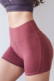 Lifting Fitness Training Running Quick-Drying Stretch Peach Hip Shorts