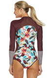 Siamese Printed Surf Suit