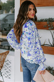 Cakewalk Floral Smocked Blouse