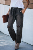 Pocketed Denim Joggers