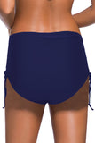 Drawstring Ruched Sides High Waist Swim Panty