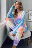 Multicolor Utopia Tie Dye Hoodie Joggers Loungewear