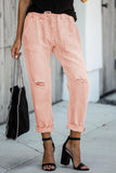 Pocketed Denim Joggers