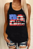 American Flag Coconut Tree Tank