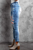 LIFE IS BETTER in the MOUNTAINS Distressed Skinny Jeans