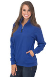 Pocket Style Quarter Zip Sweatshirt