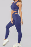 Crisscross Sports Bra and Leggings Set
