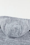 Plaid Splicing Kangaroo Pocket Buttoned Hoodie