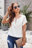 Zip To It Blouse