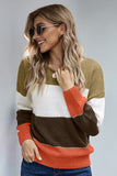 Pullover Colorblock Winter Sweater