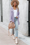 Plush Button Down Pocketed Shirt Jacket