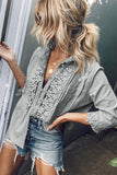 Sweet Mary Crochet Lace Top
