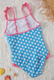 Polka Dot One Piece Swimsuit for Kids