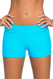 Wide Waistband Swimsuit Bottom Shorts