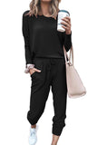 Star Print Two-Piece Set Sports Wear