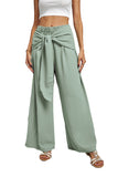Tie Knot Wide Leg Pants