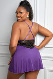 Lace See-through Plus Size Chemise