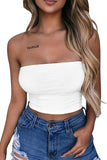 Strapless Tube Crop Top