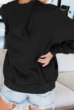 Long Sleeve Zipped Front Pocketed Hoodie with Fleece