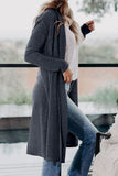 Slouchy Pocketed Knit Longline Cardigan