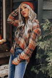 Plaid Pocket Buttoned Long Sleeve Shirt