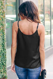 Embossed Mesh Cami Tank
