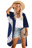 Tie Dye Open Front Beach Cover Up