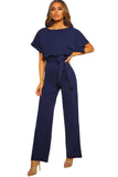 Oh So Glam Belted Wide Leg Jumpsuit