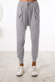 Casual Drop Crotch Tapered Leg Pants