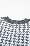 V Neck Argyle Plaid Knitted Sweater Vest