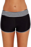 Contrast Pink Trim Swim Board Shorts