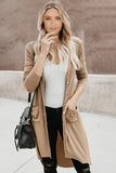 Selected Button Pocketed High Low Cardigan