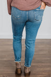Ripped High Rise Skinny Plus Size Jeans