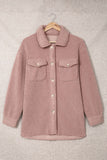 Flap Pockets Button Front Jacket
