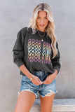 GOOD VIBES Graphic Pullover Sweatshirt