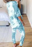 Multicolor Tie-dye Loungewear Set
