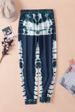 Tie-dyed Print Elastic Waist Jogger