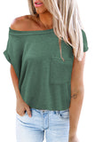 Pocketed Tee with Side Slits