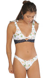 Print Knot Keyhole Bikini